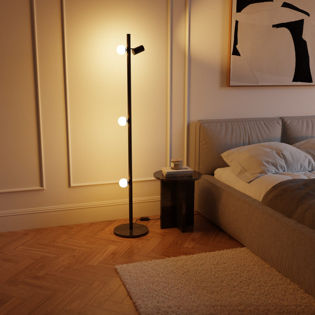 Hula modular floor lamp