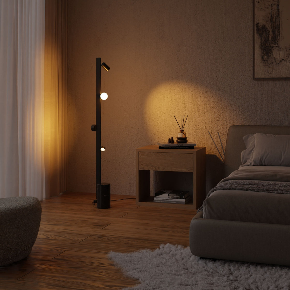 Azena modular floor lamp