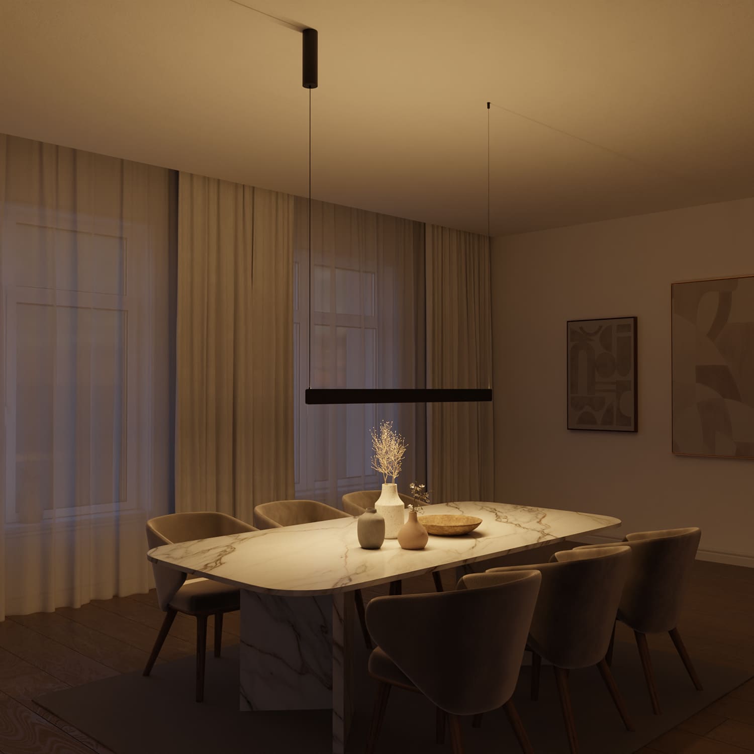 Cera pendant light