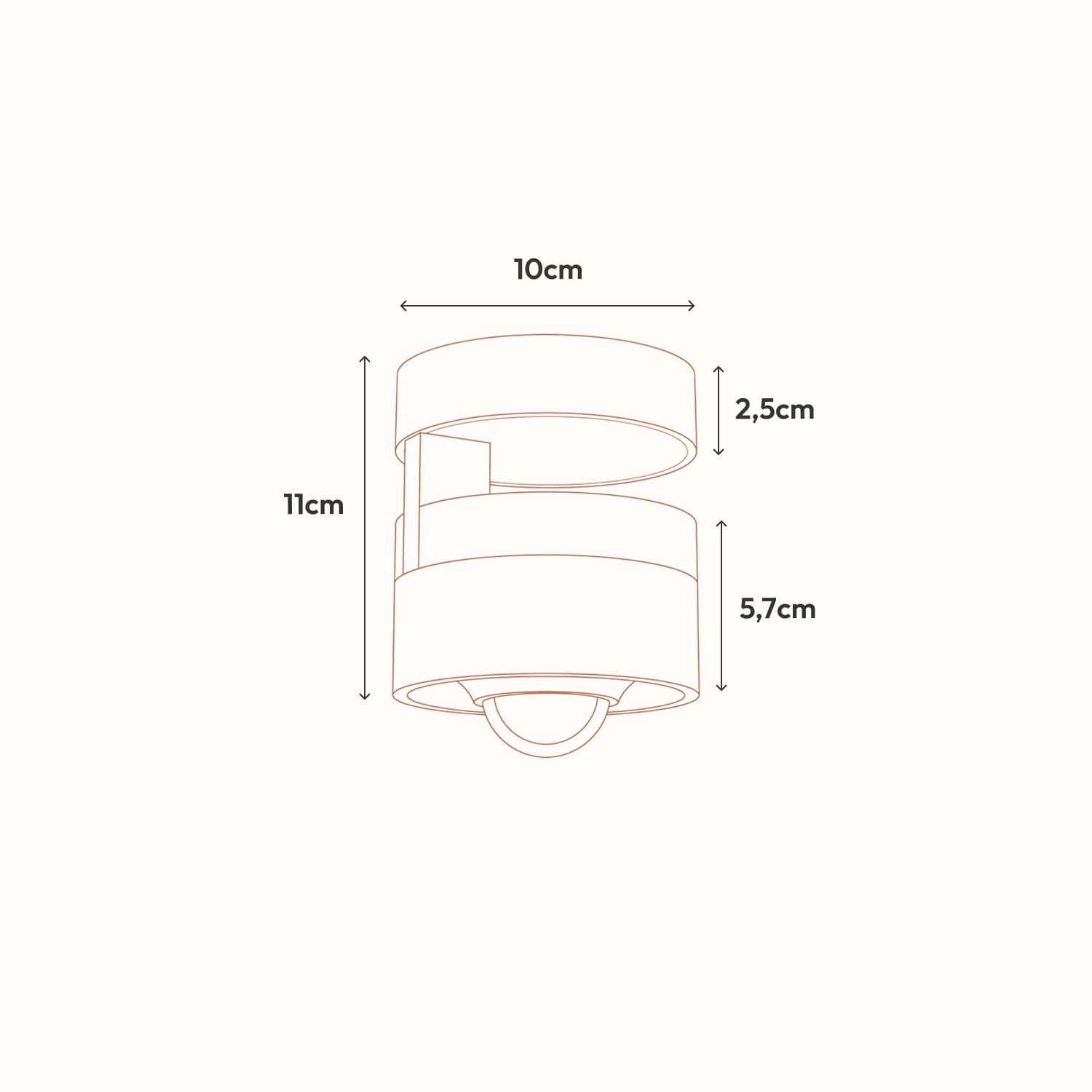 Mala ceiling light