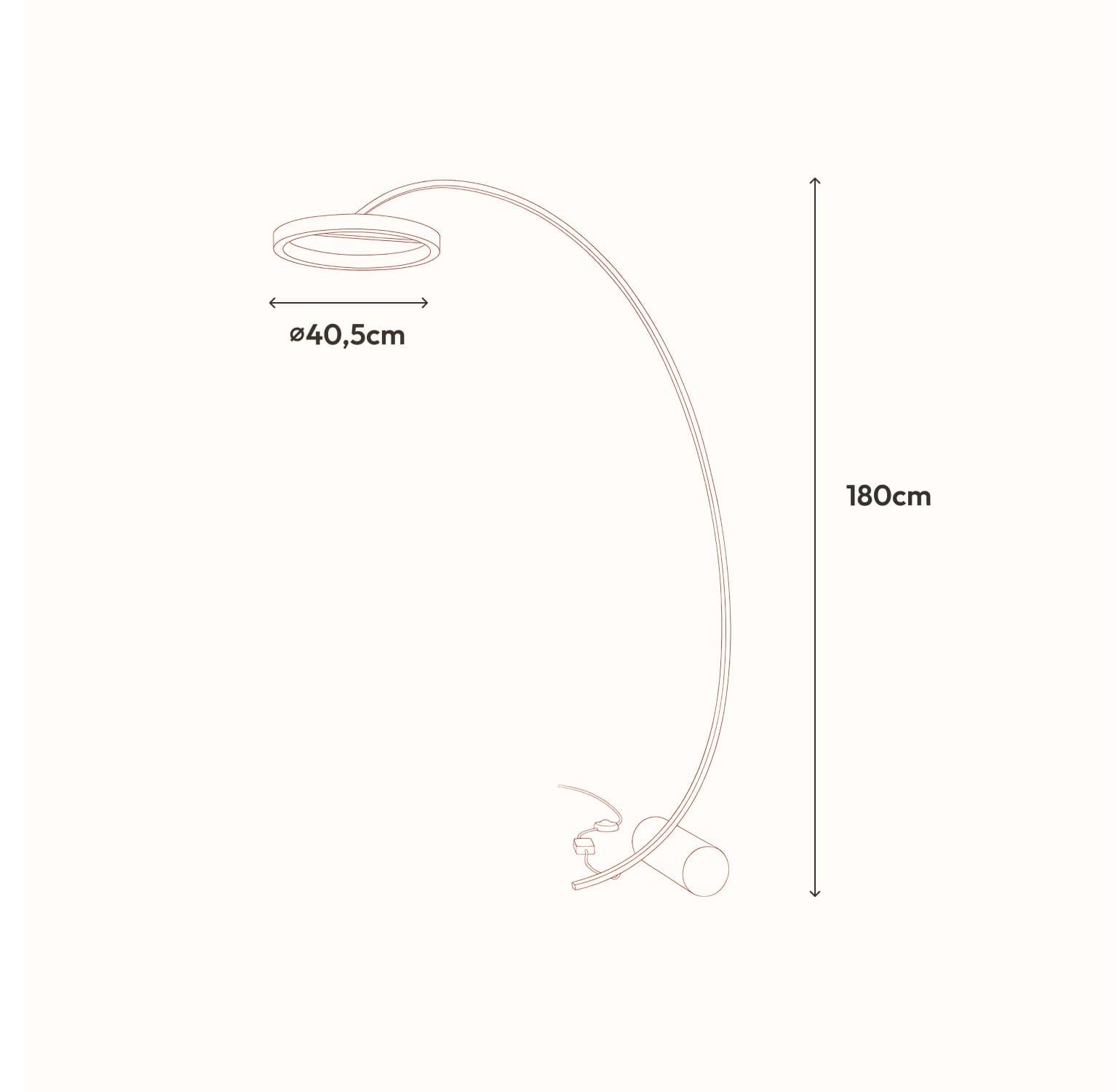 Valvea floor lamp