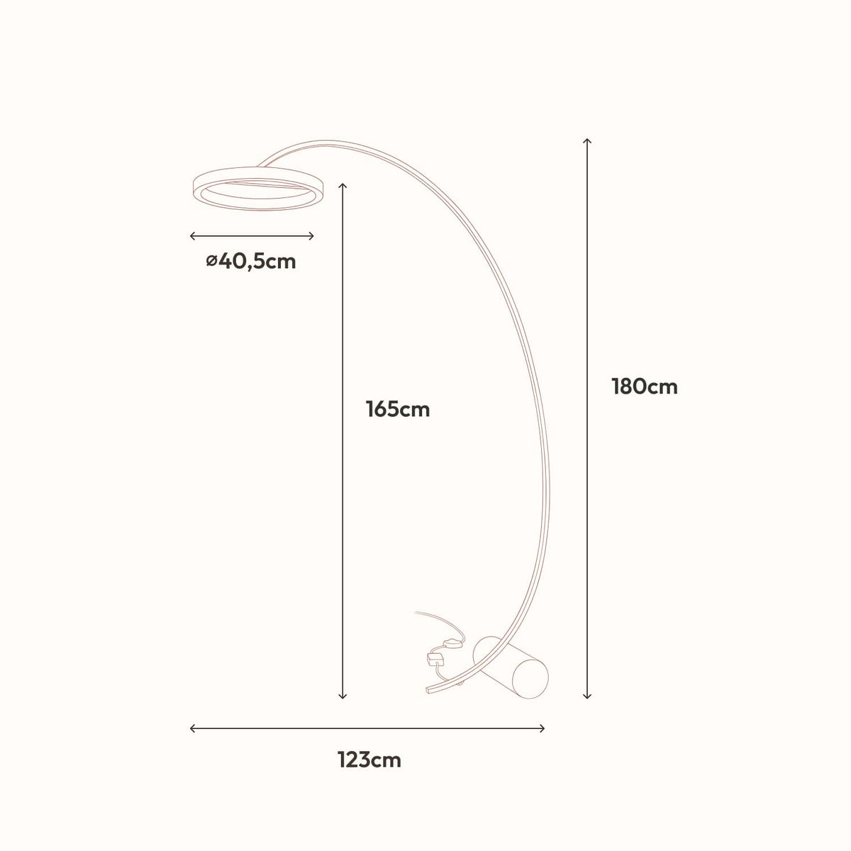 Valvea floor lamp