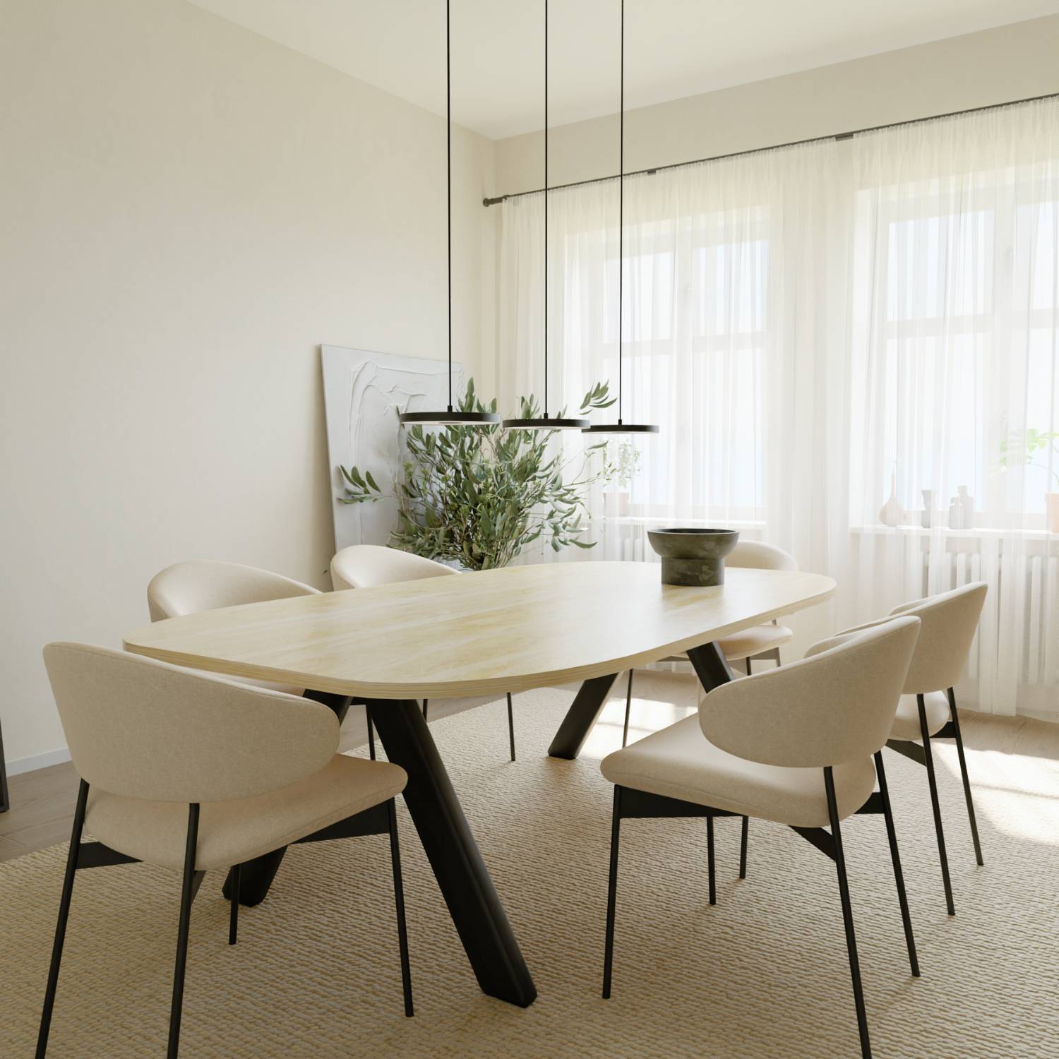 DALI-2 DT8: Evanos pendant light