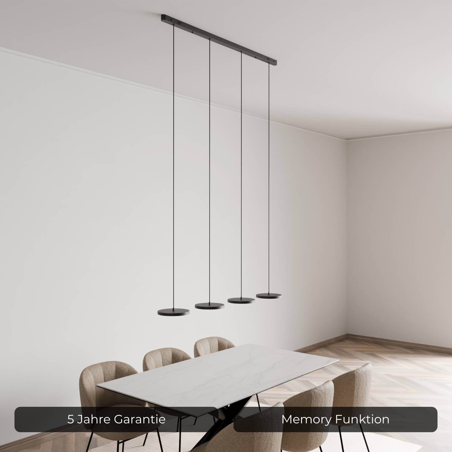 DALI-2 DT8: Evanos pendant light