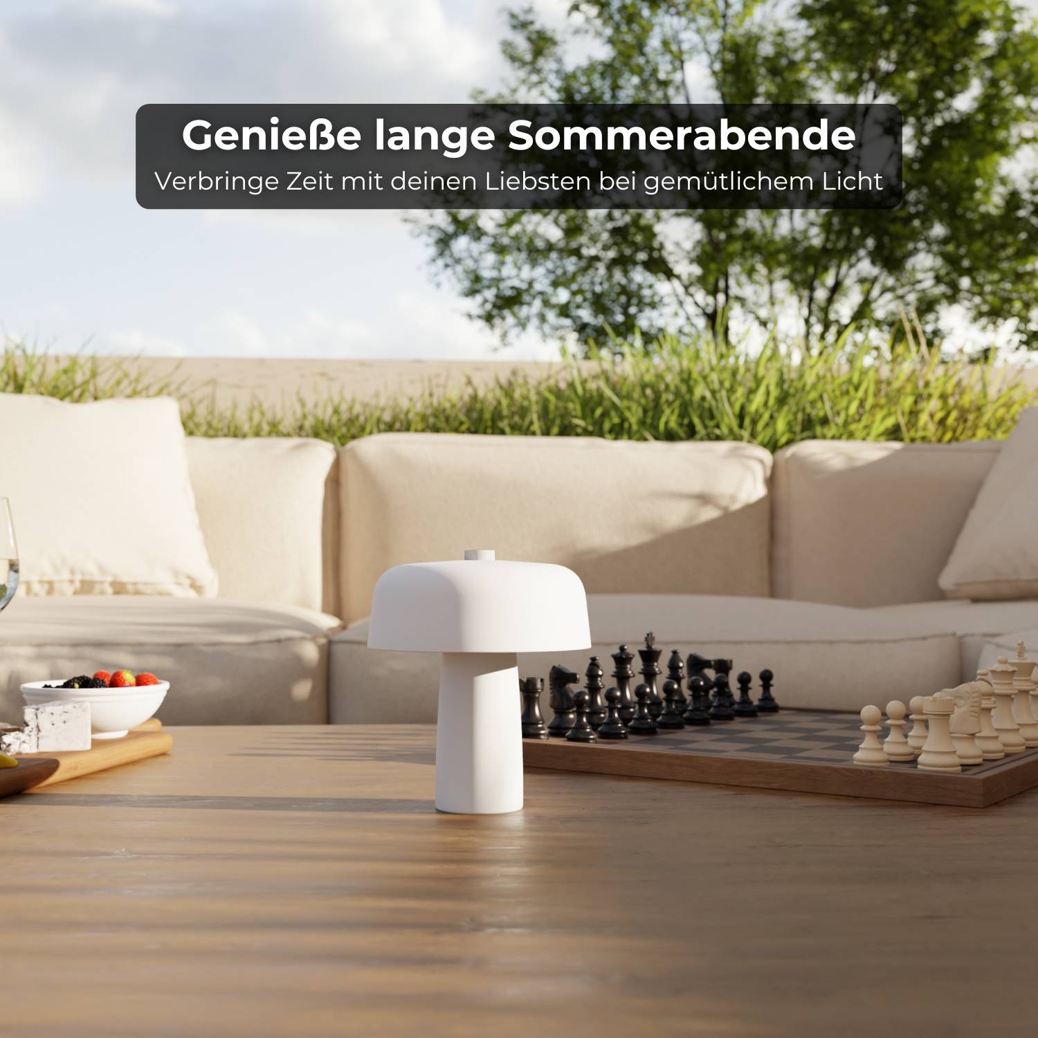 Lanea battery table lamp