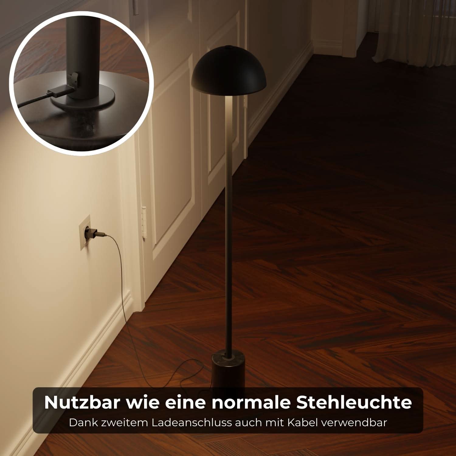 Aurora battery floor lamp
