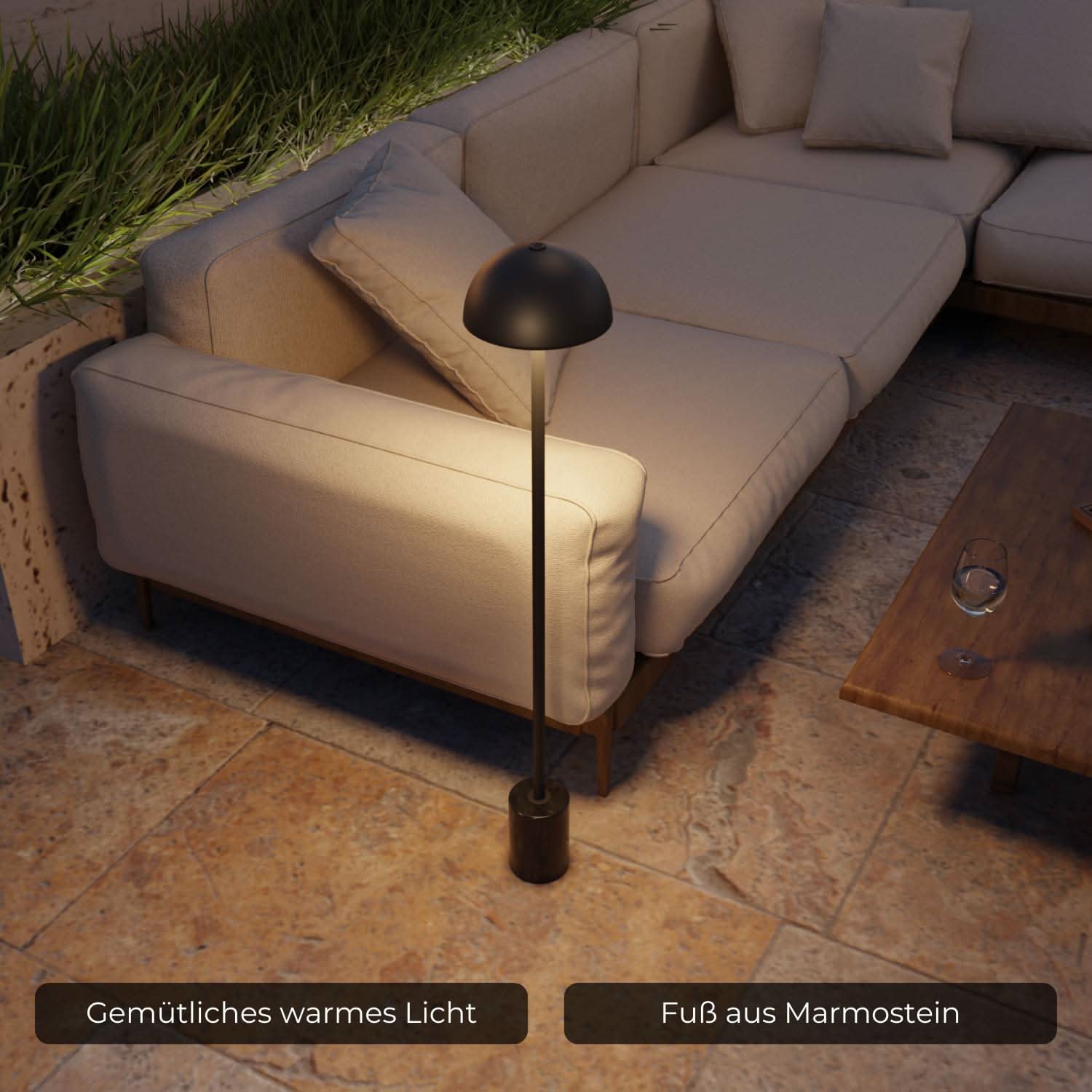 Aurora battery floor lamp