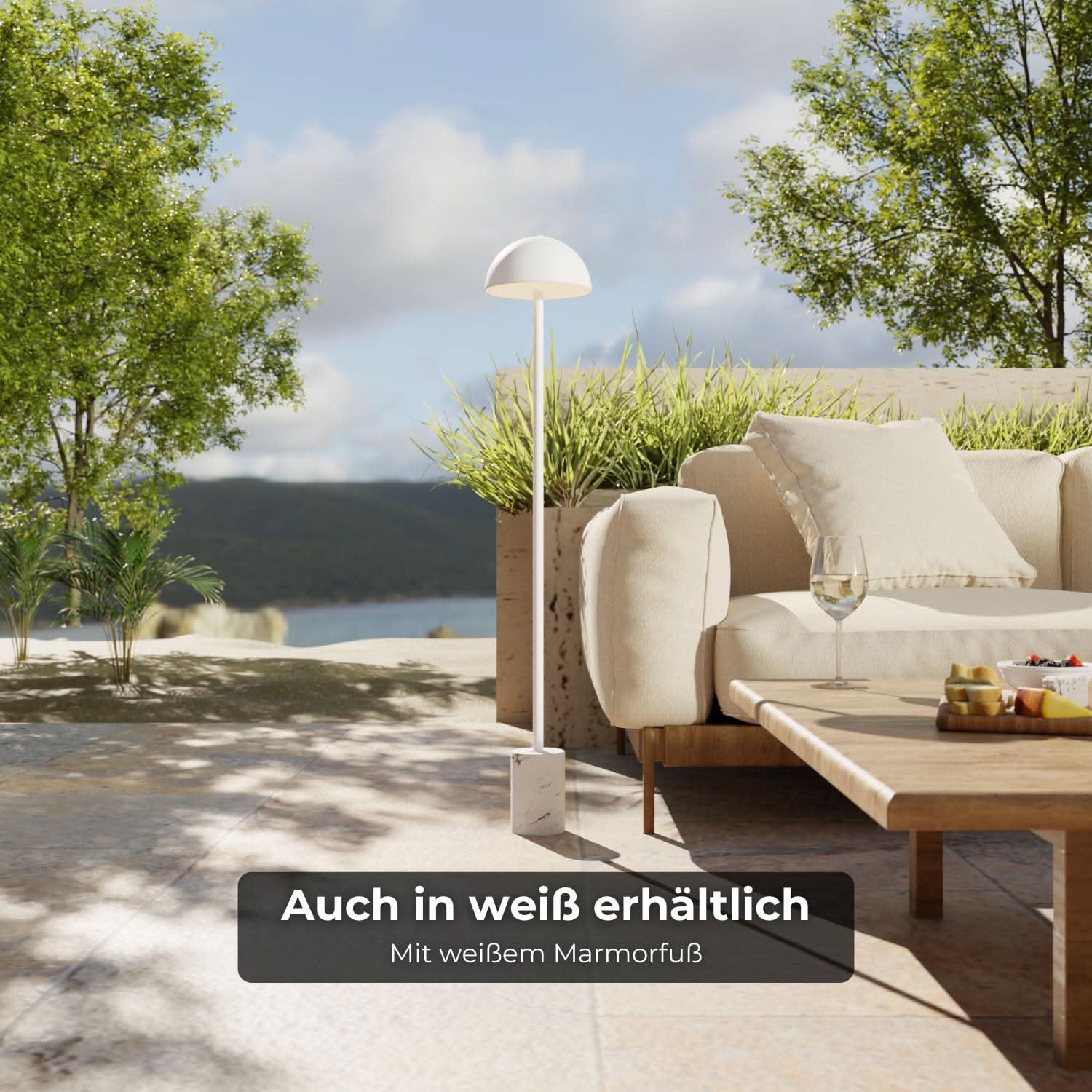 Aurora battery floor lamp