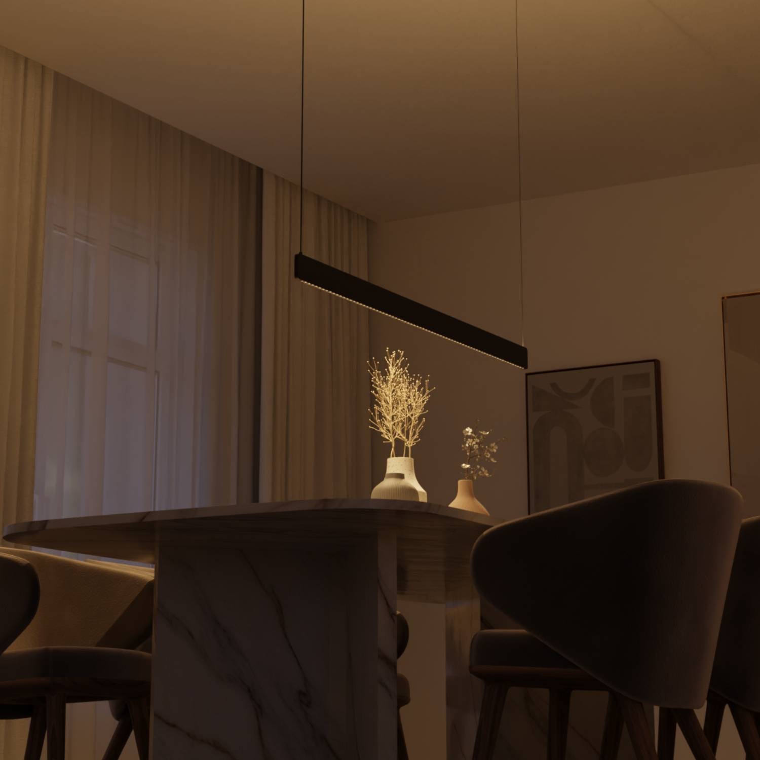 Cera pendant light