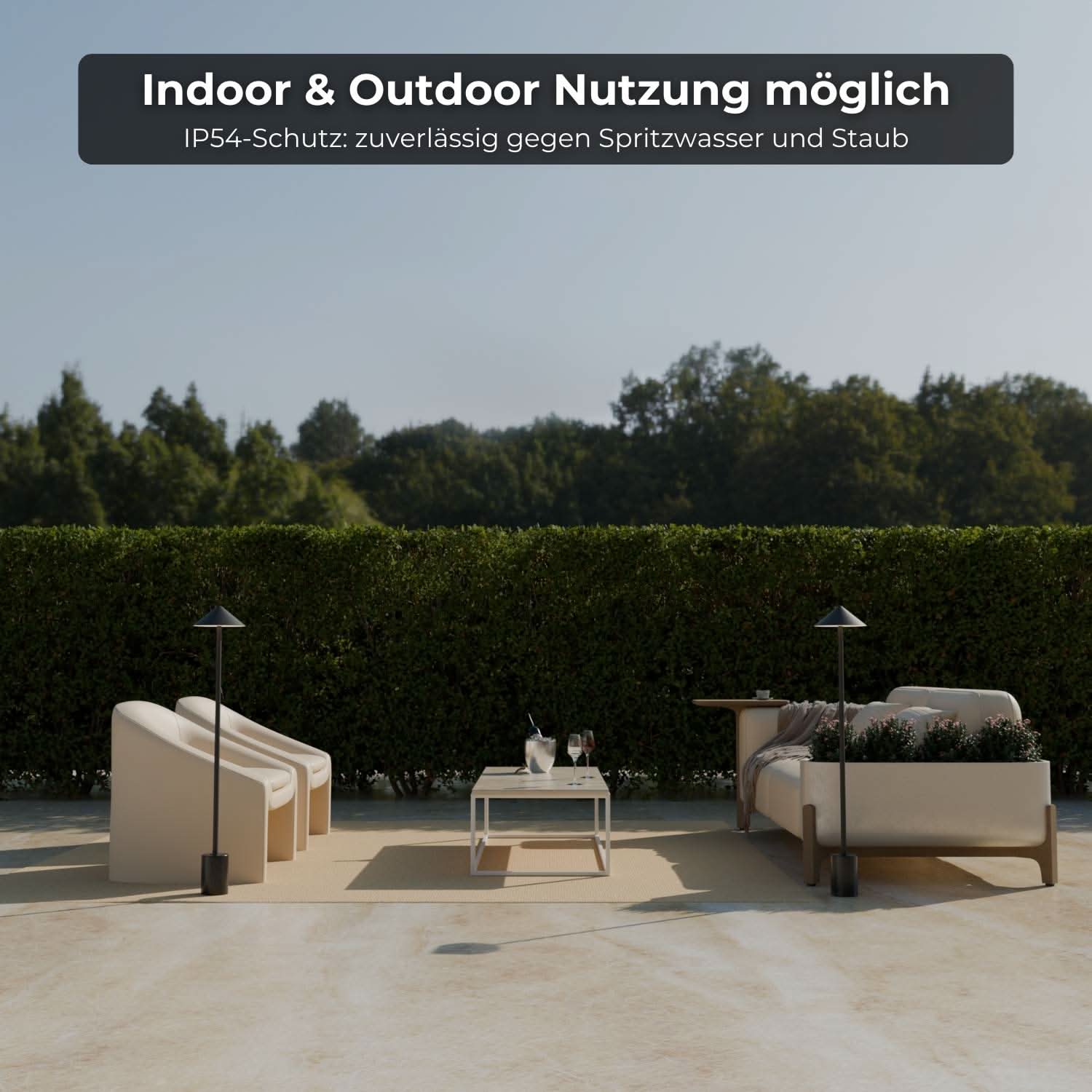 Saphira battery floor lamp