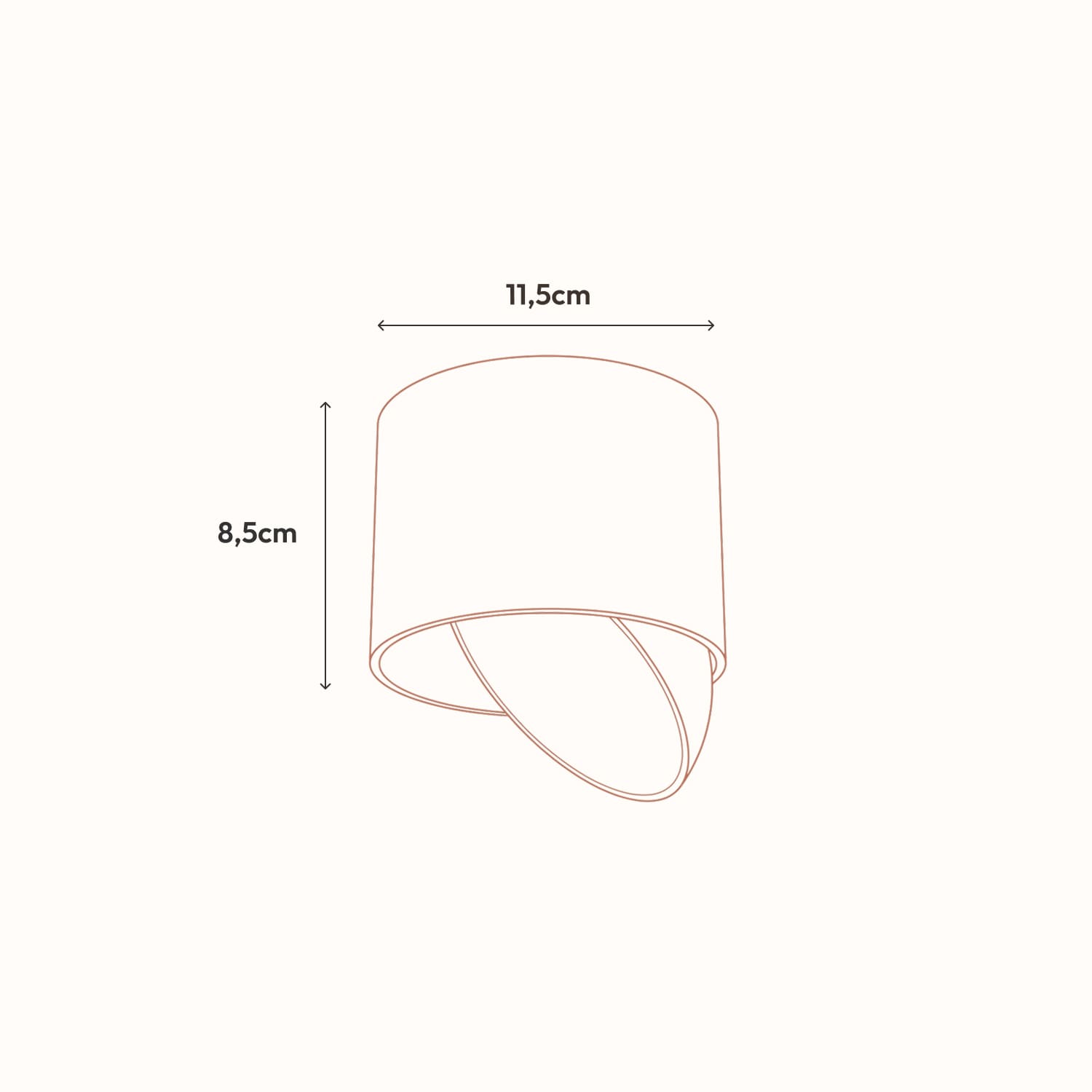Nela ceiling light