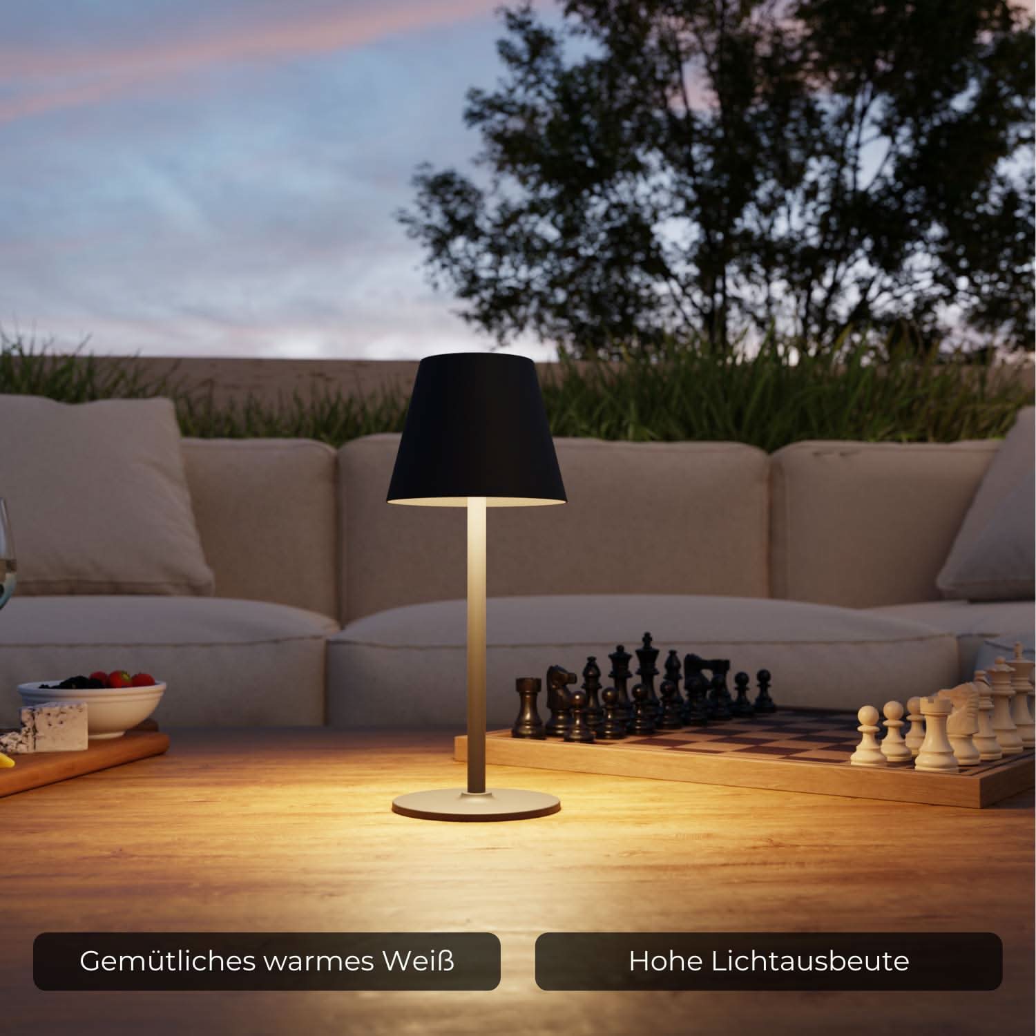 Velaris battery table lamp