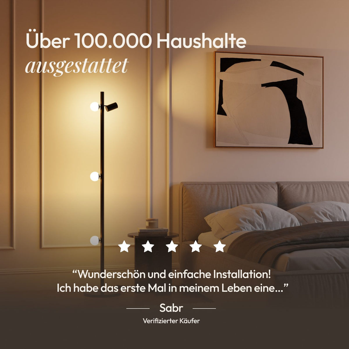 Hula modular floor lamp