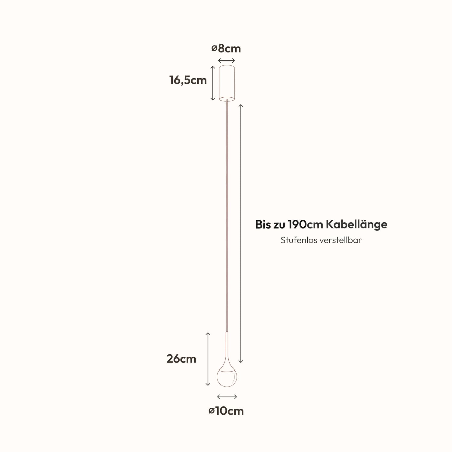 Fadio pendant light