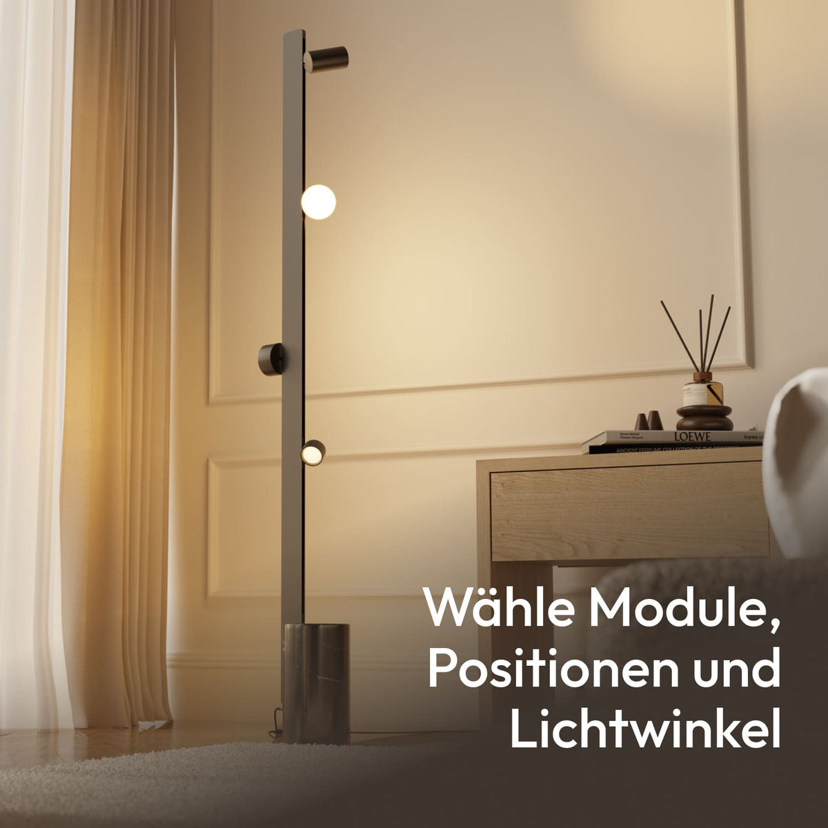 Azena modular floor lamp