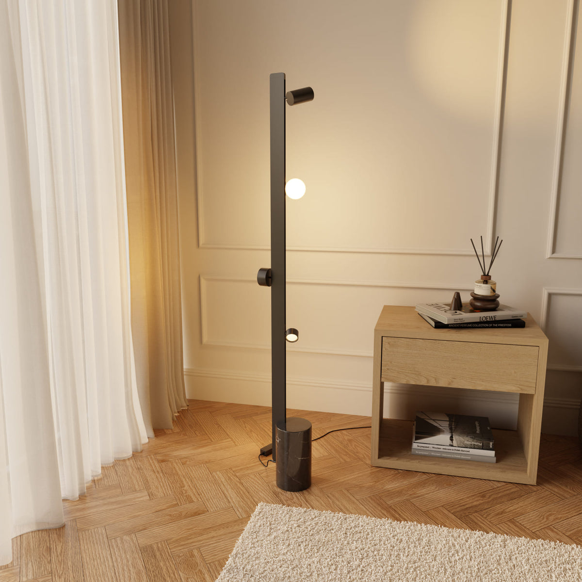 Azena modular floor lamp