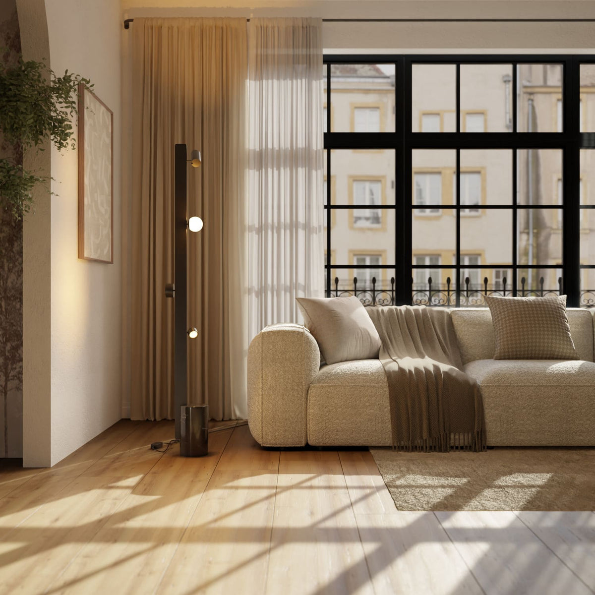 Azena modular floor lamp