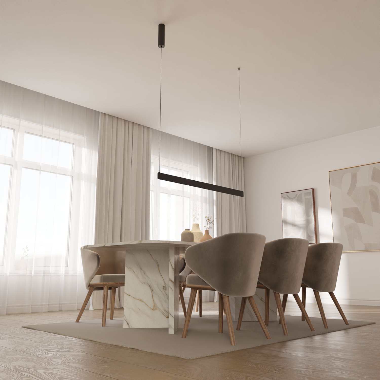 Cera pendant light