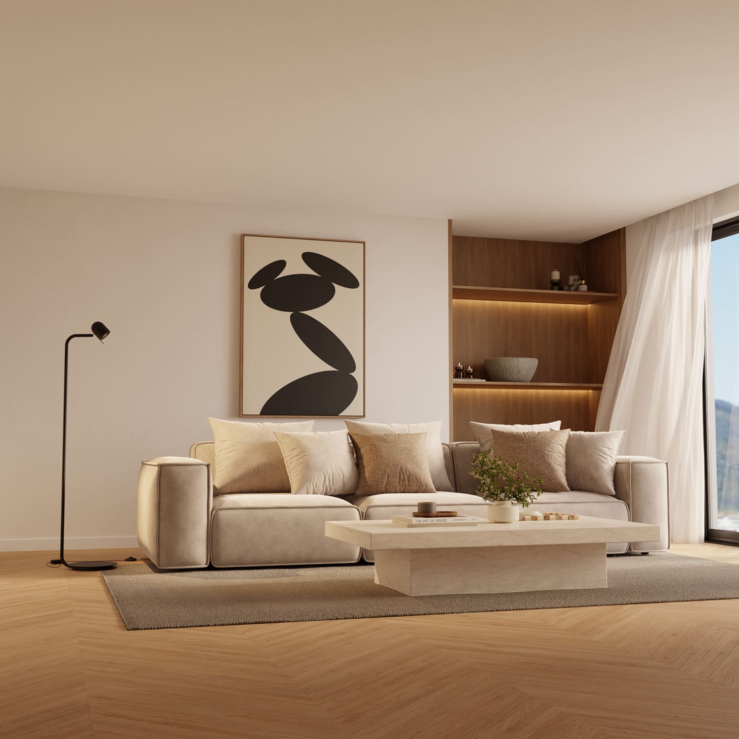 Lapan floor lamp