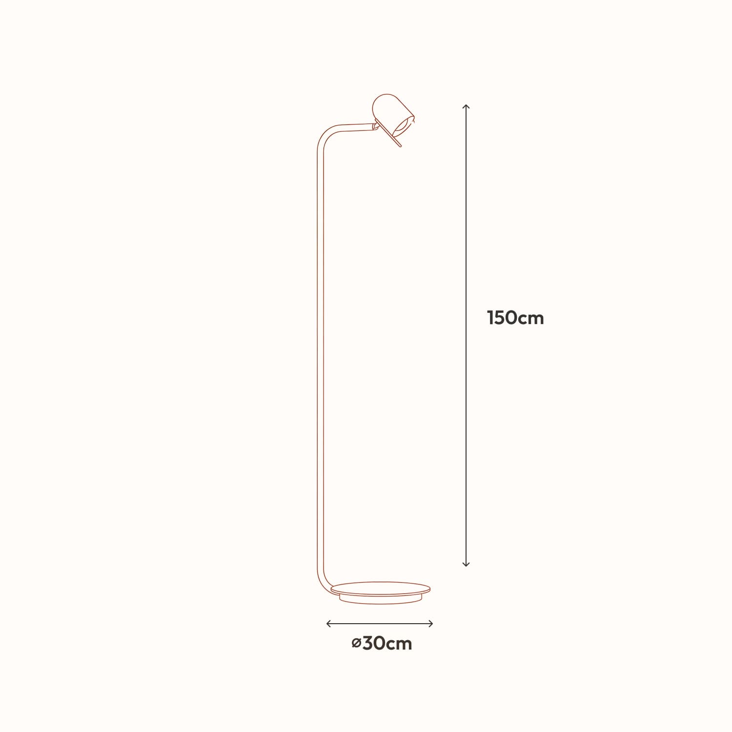 Lapan floor lamp