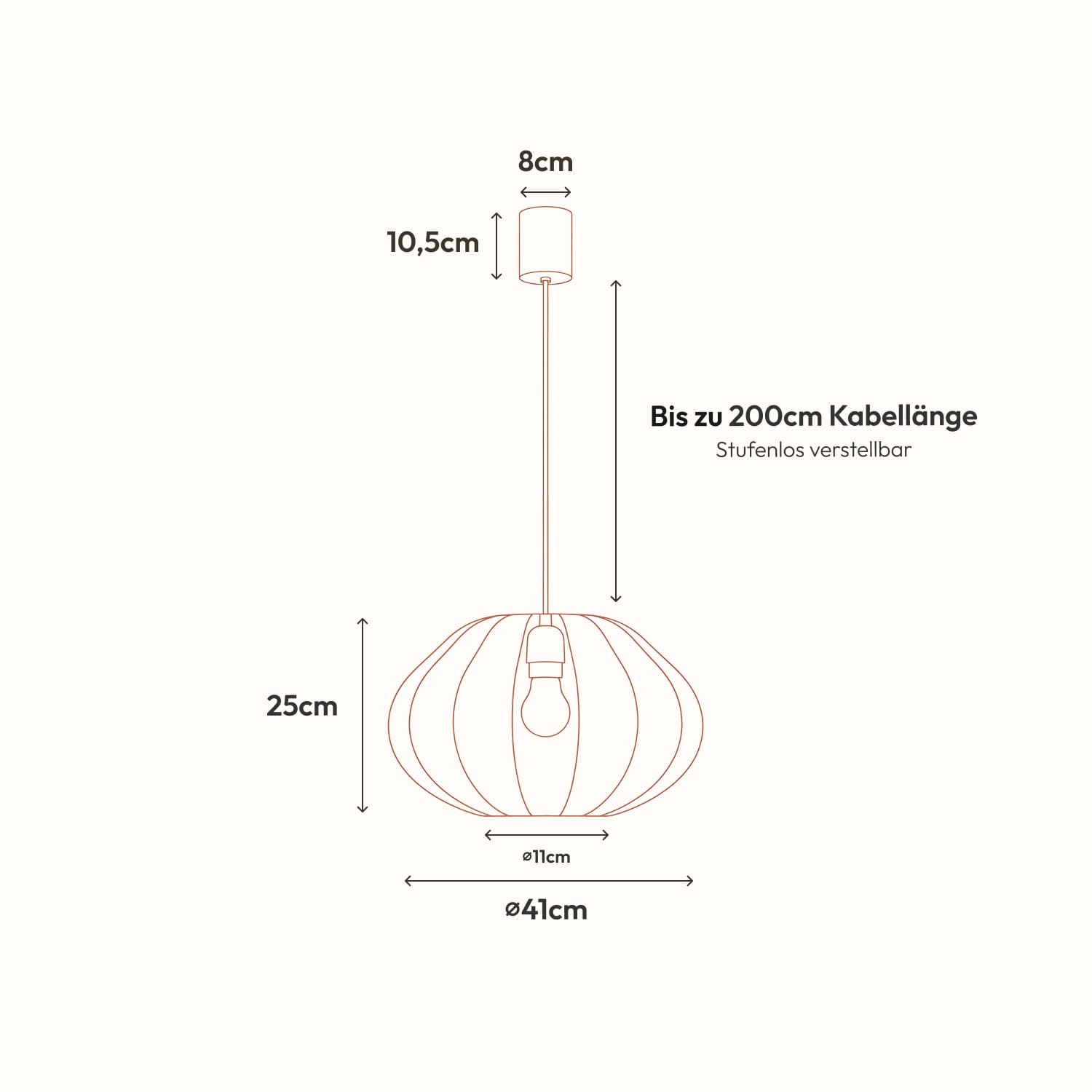 Loona pendant light