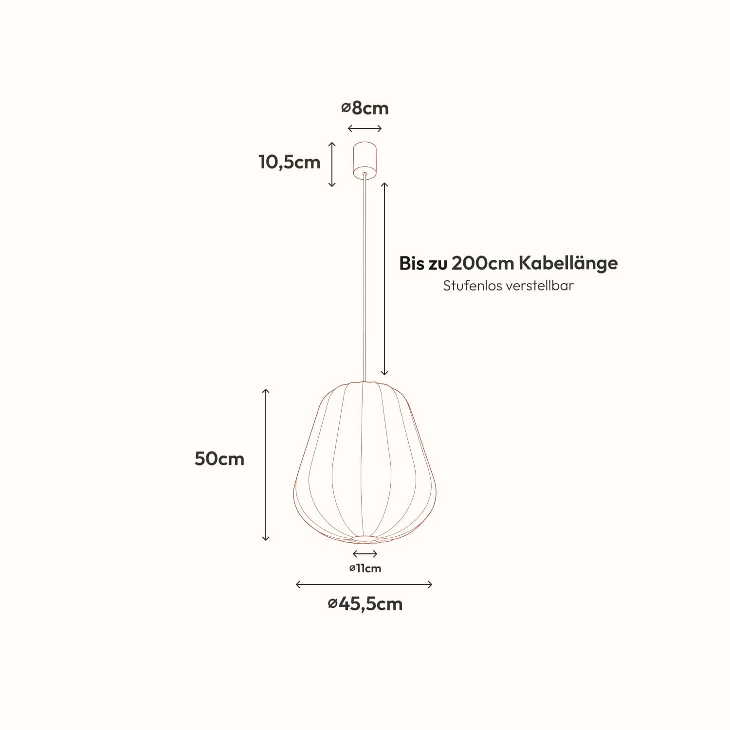 Loona pendant light