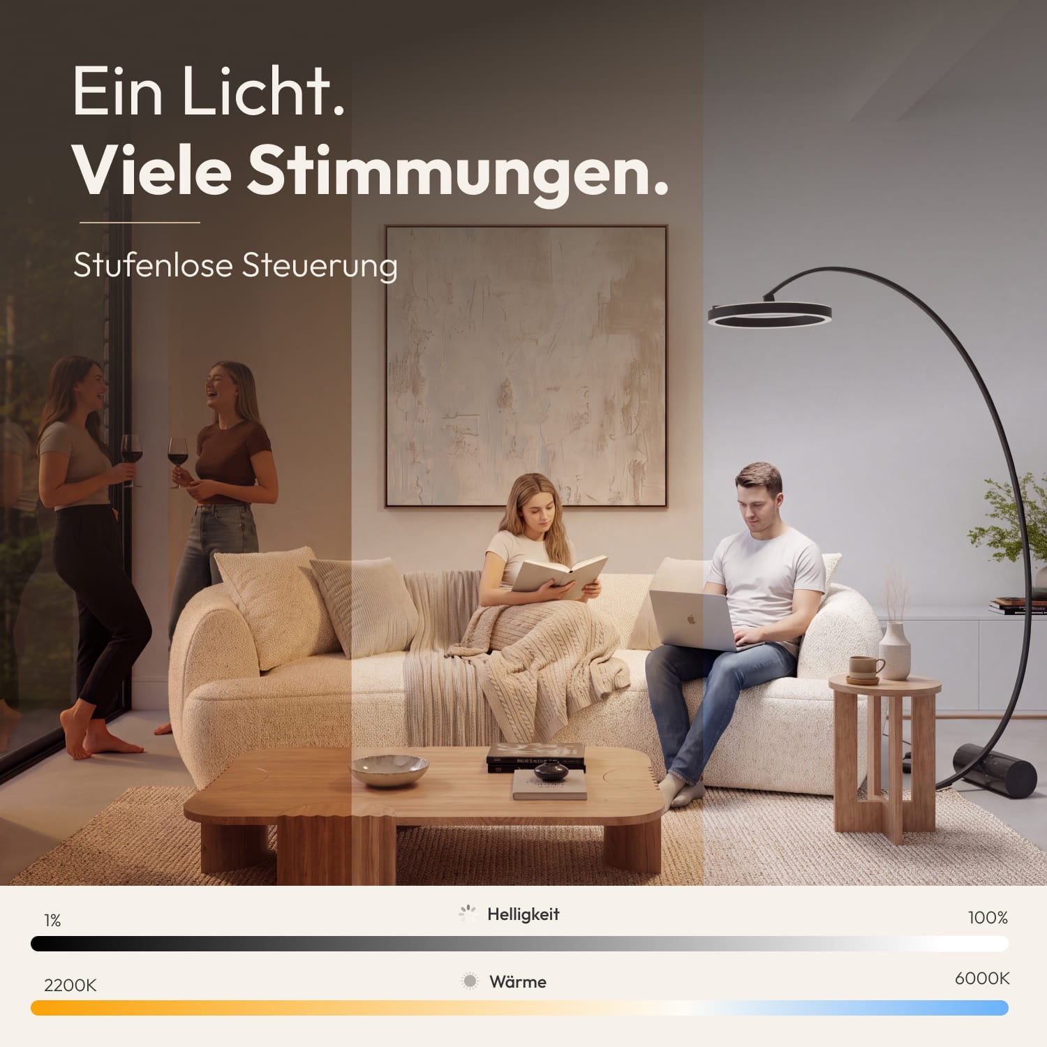 Valvea floor lamp
