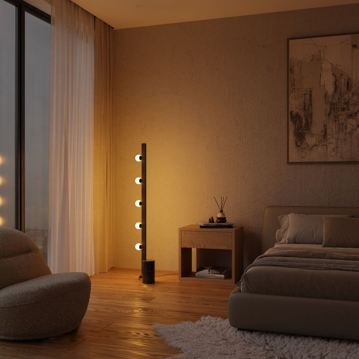 Azena modular floor lamp