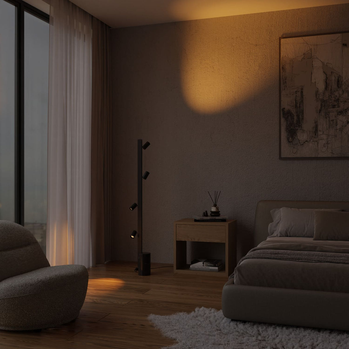 Azena modular floor lamp