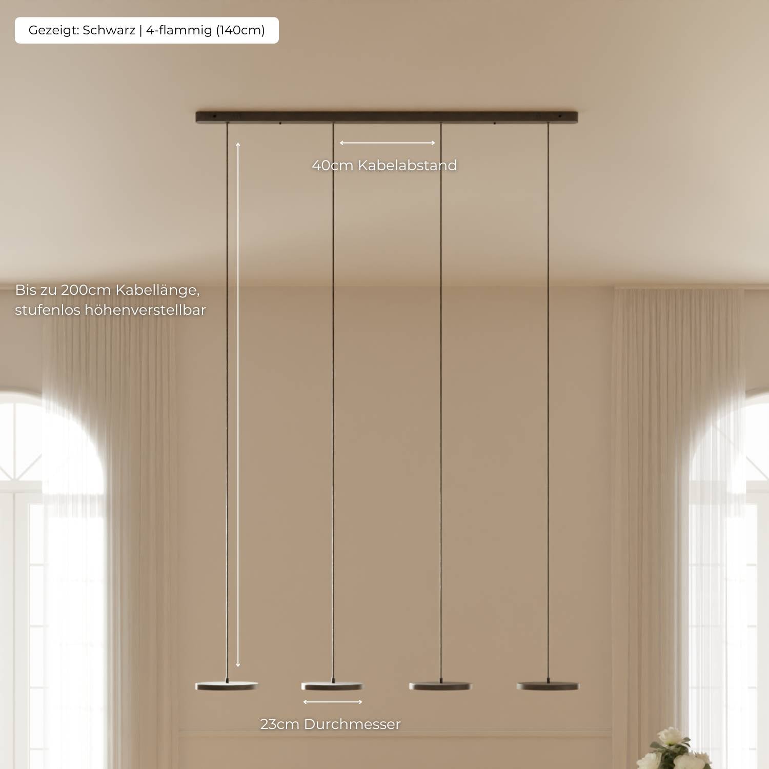 DALI-2 DT8: Evanos pendant light