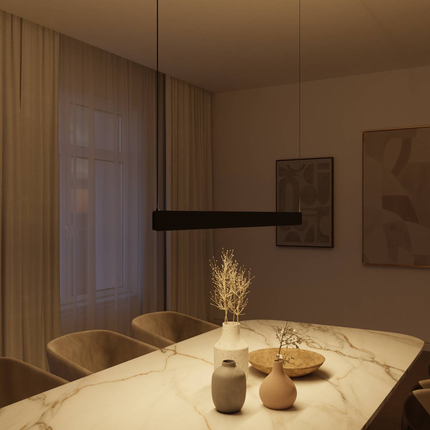 Cera pendant light