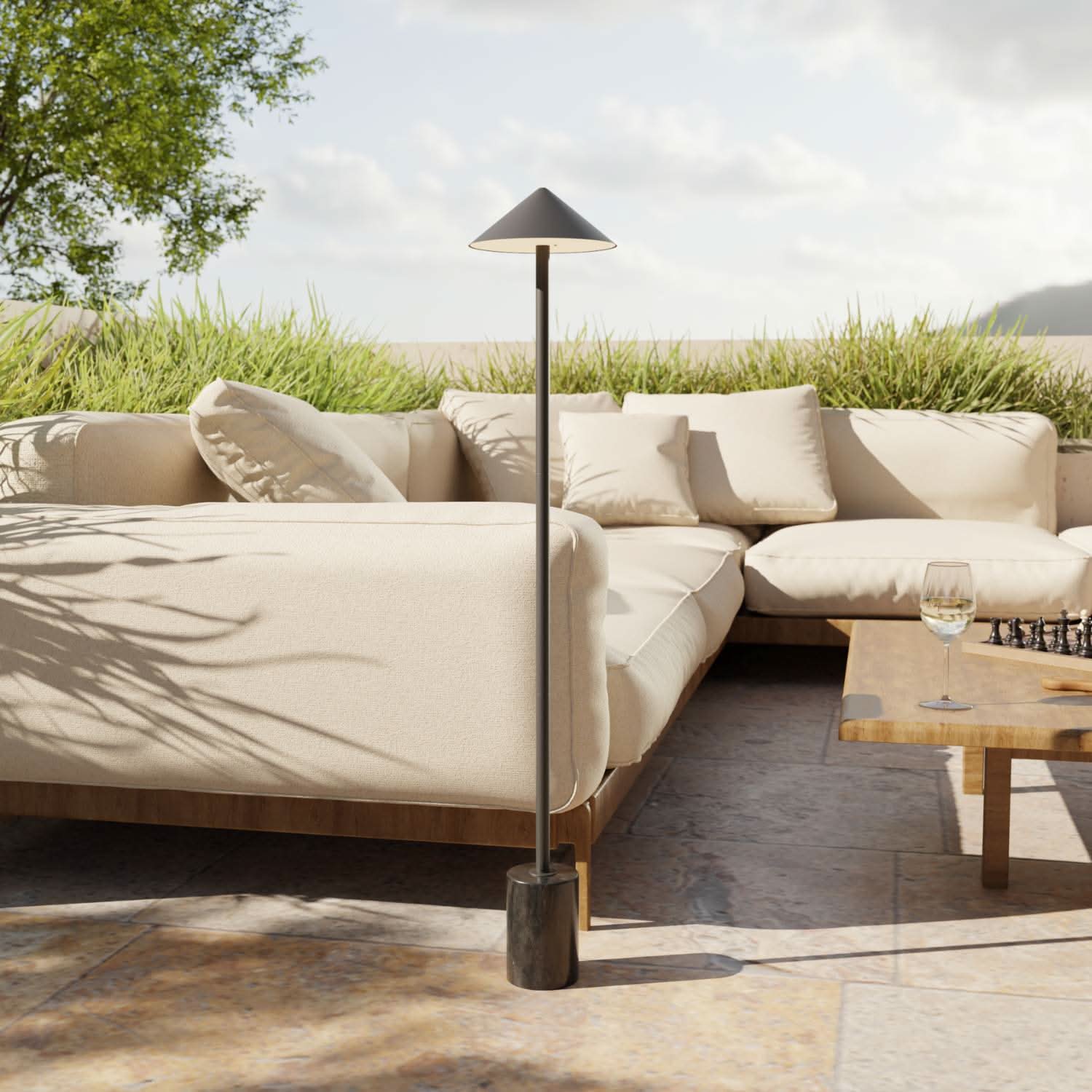 Saphira battery floor lamp